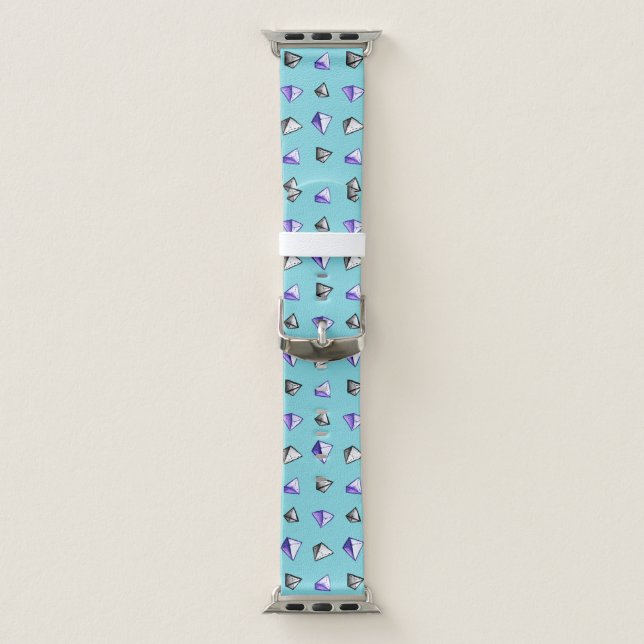 Pyramid Pattern Geometric Geek Math Lover Apple Watch Band (Band)