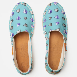Pyramid Pattern Geometric Geek Math Lover Espadrilles