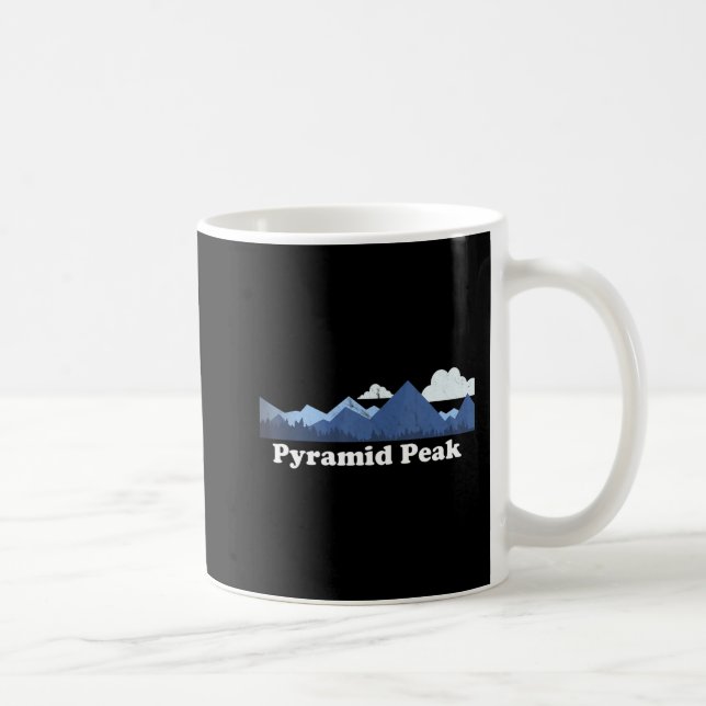Pyramid Peak Bagger New York NY Climbing Hiking Coffee Mug (Right)
