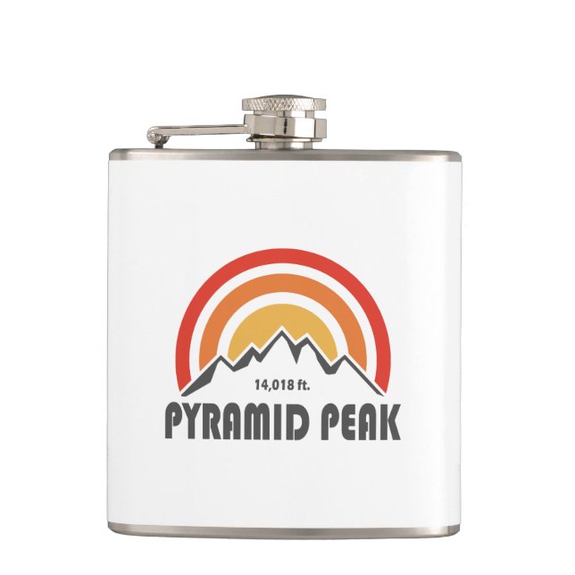 Pyramid Peak Flask (Front)