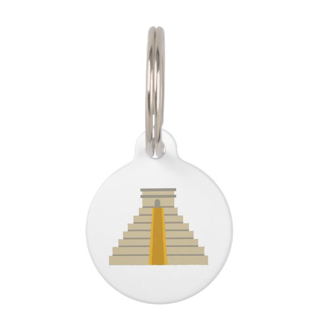 Pyramid Pet ID Tag (Front)