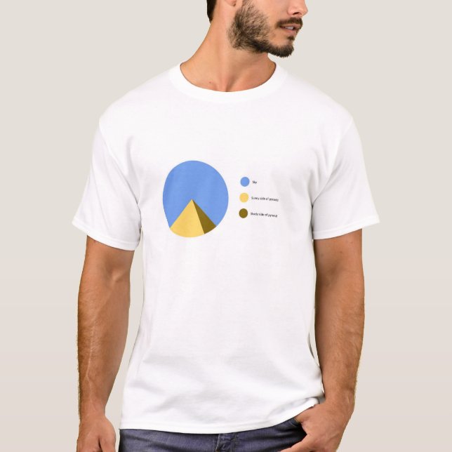 Pyramid Pie Chart T-Shirt (Front)