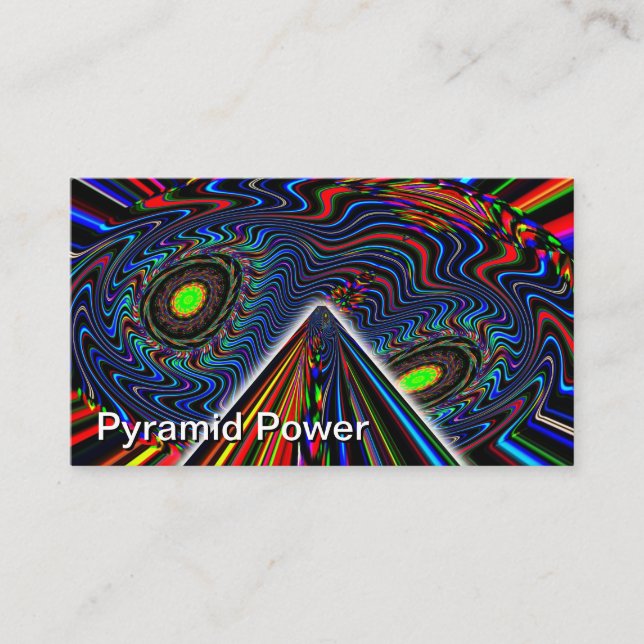 Pyramid Power (you may change the words) Business Card (Front)