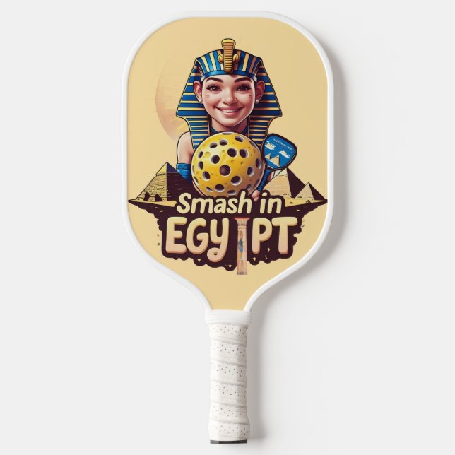 Pyramid Smash – Egypt Pickleball Design  Paddle (Front)