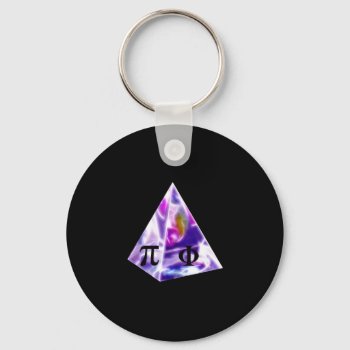 Pyramid Symbol Pi And The Golden Ration Keychain by Motivators at Zazzle
