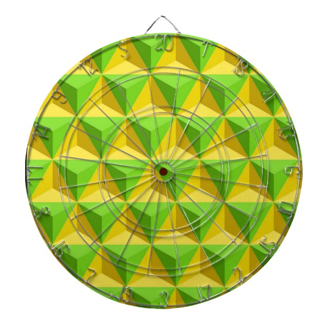 PYRAMID TRIANGLE PATTERN DART BOARD (Front)