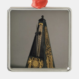 Pyramidal metronome, 1815 metal ornament