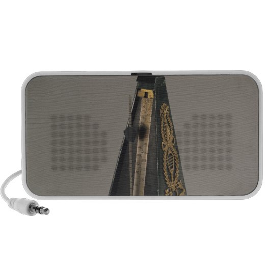Pyramidal metronome, 1815 portable speaker (Front)