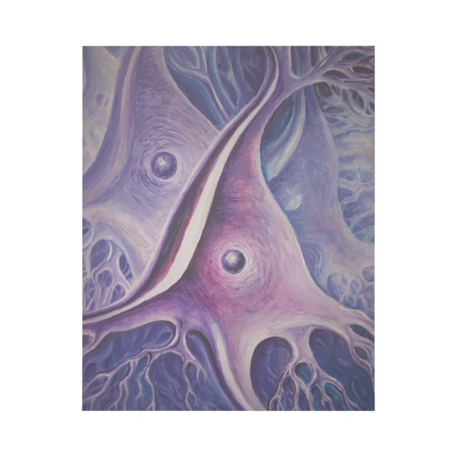 Pyramidal neuron gallery wrap (Front)