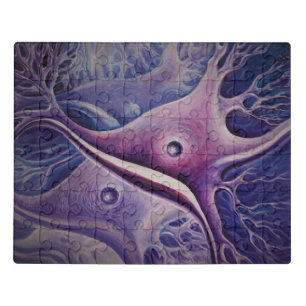Pyramidal neuron jigsaw puzzle