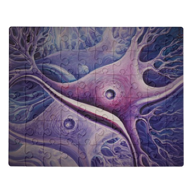Pyramidal neuron jigsaw puzzle (Puzzle Horizontal)