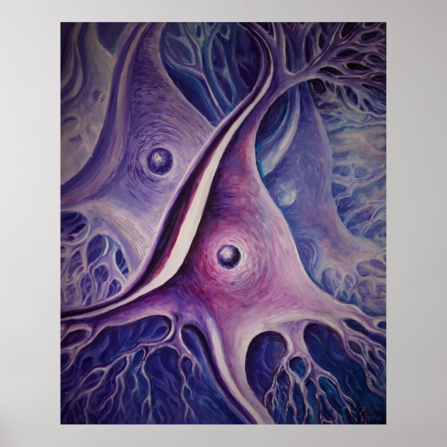 pyramidal neuron poster (Front)