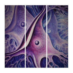 Pyramidal neuron triptych
