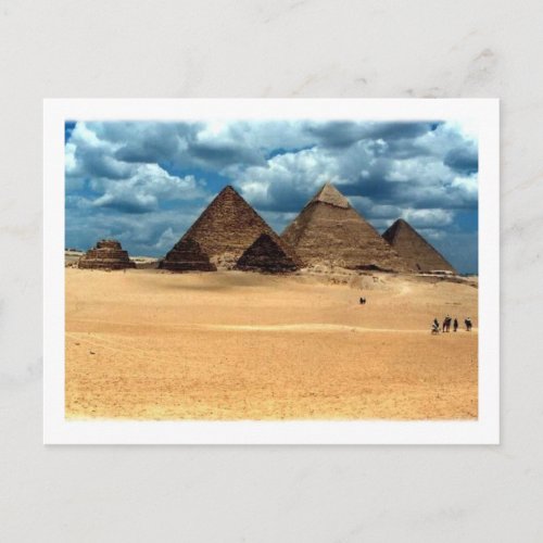 Pyramiden von Giza Postcard