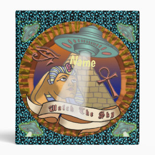 Pyramids Alien Spaceship binder
