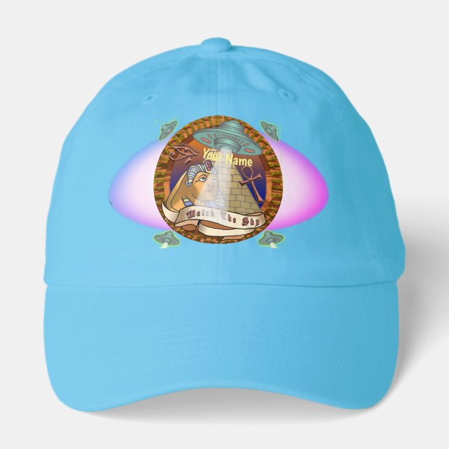Pyramids Alien Spaceship Hat (Front)