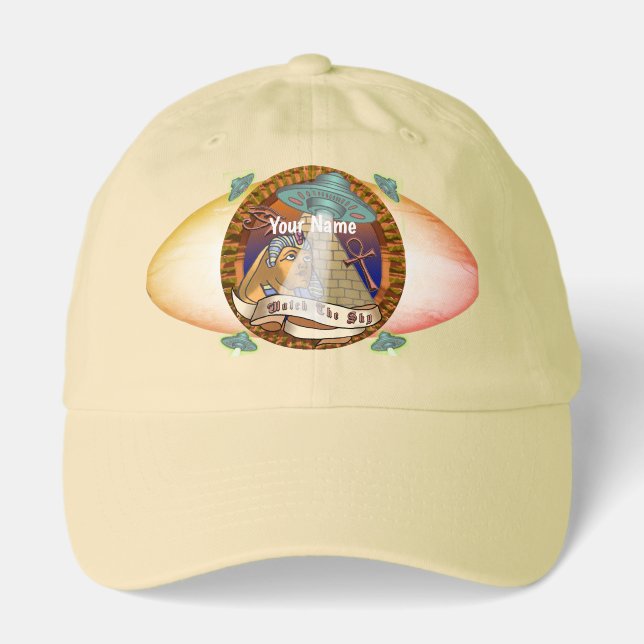 Pyramids Alien Spaceship  hat (Front)