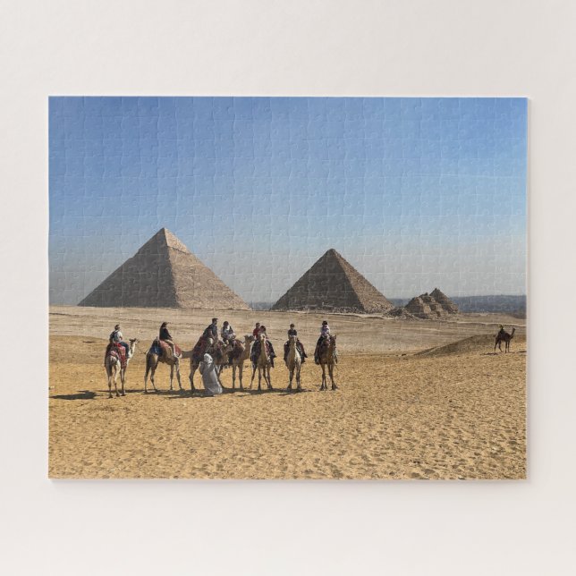 Pyramids and Camels Egypt Jigsaw Puzzle (Horizontal)
