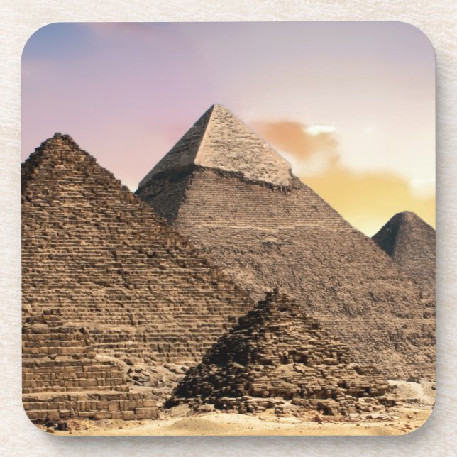 pyramids beverage coaster (Front)