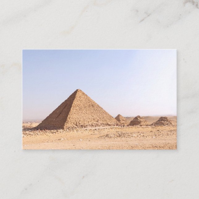 Pyramids   business card (Front)