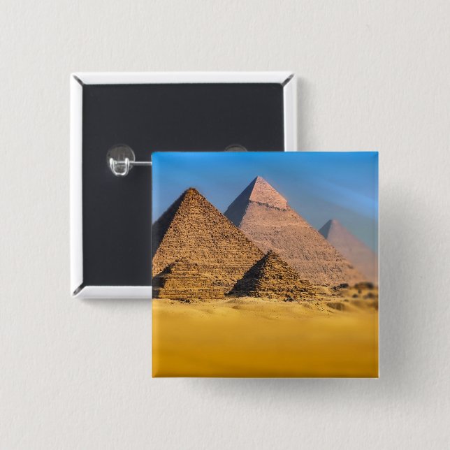 Pyramids Button (Front & Back)