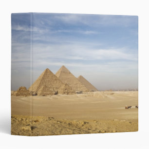 Pyramids Cairo, Egypt 3 Ring Binder