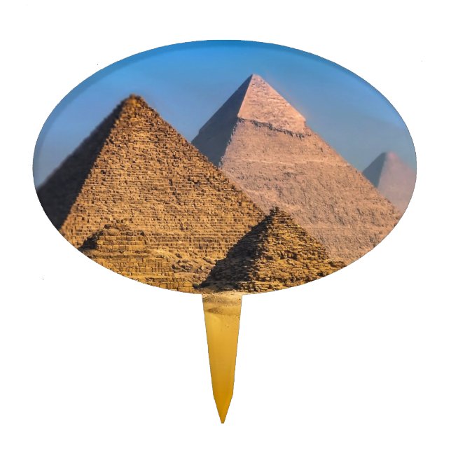 Pyramids Cake Topper (Front)