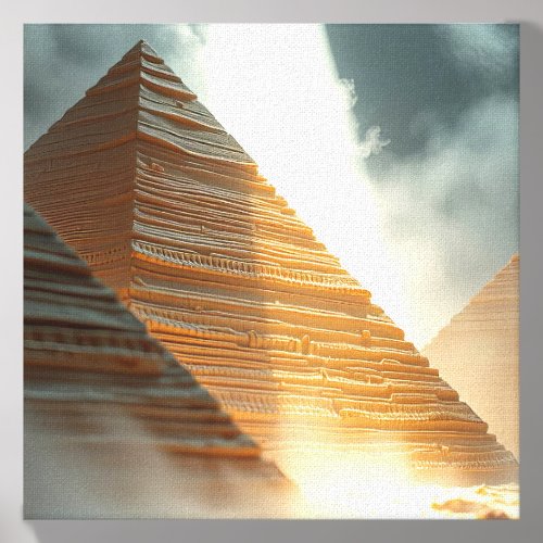 Pyramids  canvas photo tile