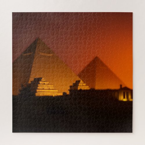 Pyramids design jigsaw puzzle
