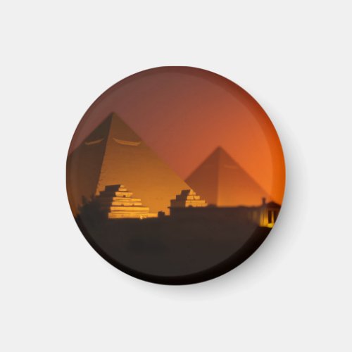 Pyramids design magnet