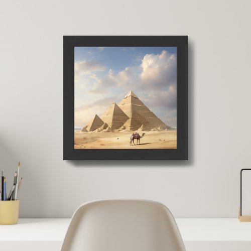 pyramids Egypt art wall Framed Art