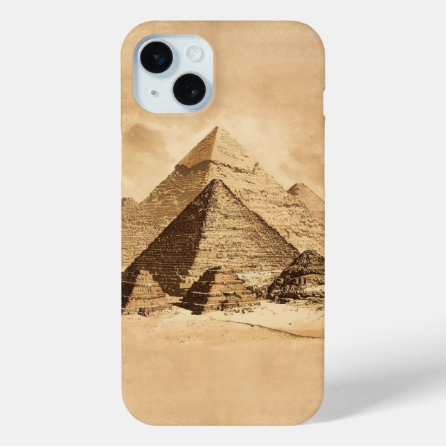 Pyramids in Egypt Vintage Case-Mate iPhone Case (Back)