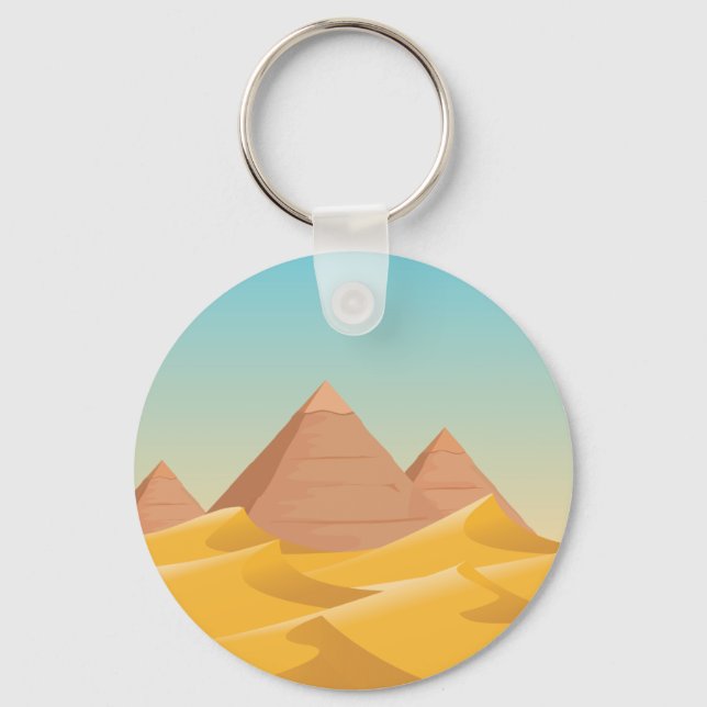 Pyramids Keychain (Front)