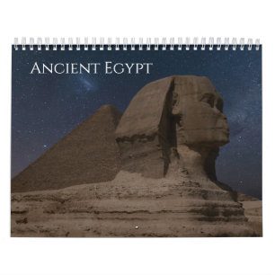 Pyramids Landscape Sphinx Pharaoh ancient Egypt Calendar