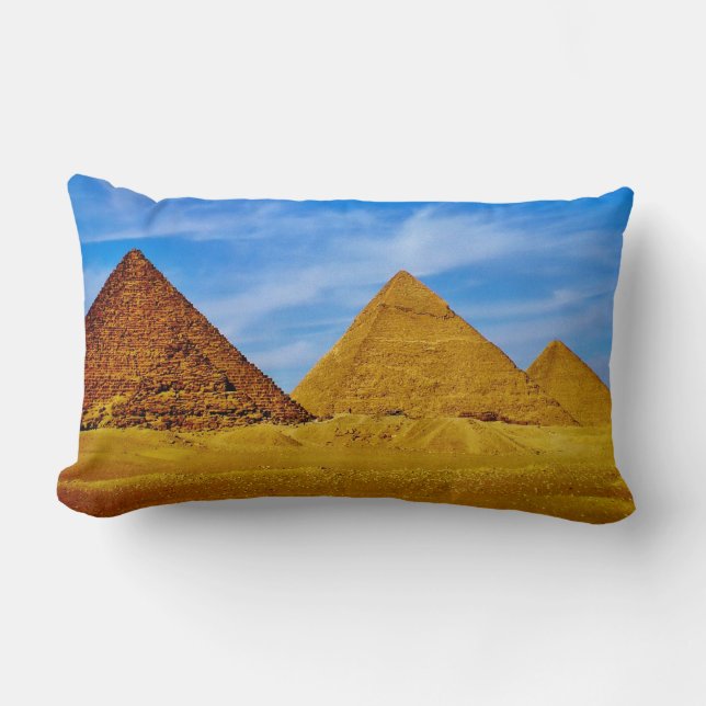Pyramids Lumbar Pillow (Front)
