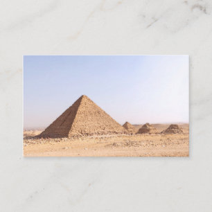 Pyramids of egypt business card