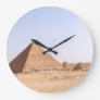 Pyramids of Egypt   Large Clock