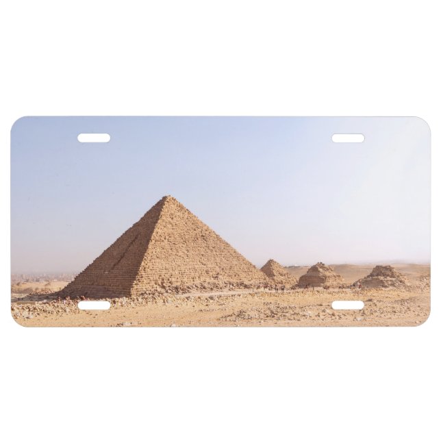 Pyramids of Egypt   License Plate (Front)