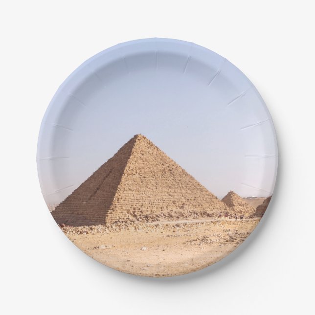 Pyramids of Egypt   Paper Plates (Front)
