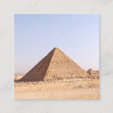 Pyramids of Egypt   Square Business Card