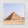 Pyramids of Egypt   Square Business Card