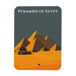 Pyramids of Egypt Travel Ancient Wonders Magnet