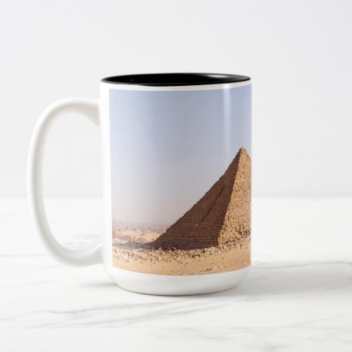 Pyramids of Egypt Two_Tone Coffee Mug