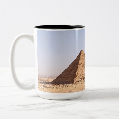 Pyramids of Egypt Two_Tone Coffee Mug