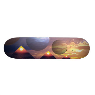 Pyramids of Enlightenment Skateboard Deck