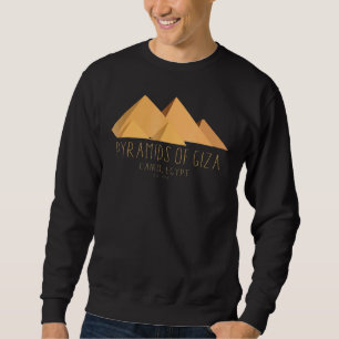 Pyramids Of Giza Egypt Archaeology History Sweatshirt