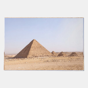 Pyramids of Giza Photography Doormat