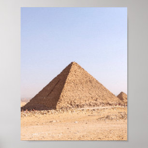 Pyramids of Giza Photography Poster