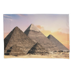 Pyramids Of Giza Travel Egypt Photo Pillow Case