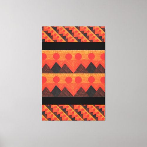 Pyramids Of Other Worlds 5 Canvas Print